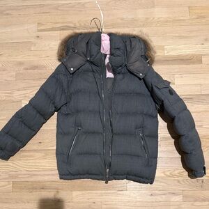 Moncler Allemand Giubotto Gray Puffer Jacket